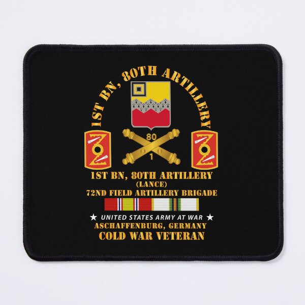Item preview, Army - 1st Bn 80th Artillery - 72nd FA Bde - Aschaffenburg FRG w COLD SVC designed and sold by Military Insignia Products.