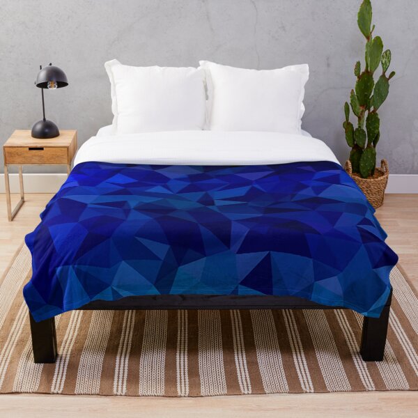 Aperçu de l'œuvre Motif bleu géométrique créée et vendue par Fyleth.