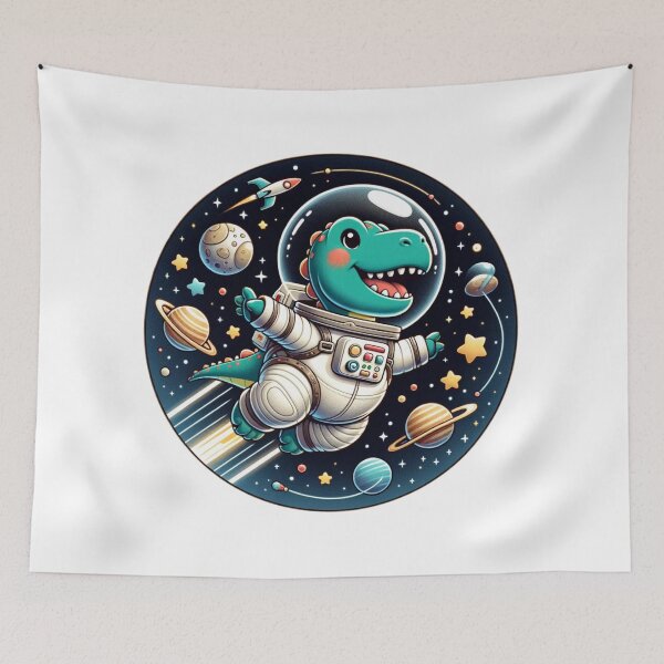 Item preview, Dinosaur Astronaut | Cute Dinosaur | Universe | Cosmic | Playful designed and sold by ShopCoolStop.