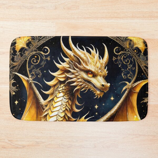 Item preview, Golden Dragon Dream designed and sold by cyberartstudiox.
