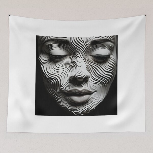 Item preview, Expresionism face pattern designed and sold by SmileshareShop.