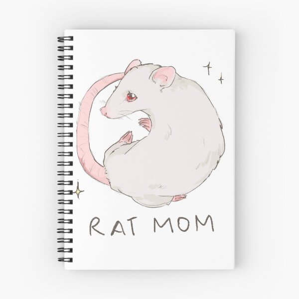 Item preview, Rat mom (albino rat) designed and sold by sajtsajt.