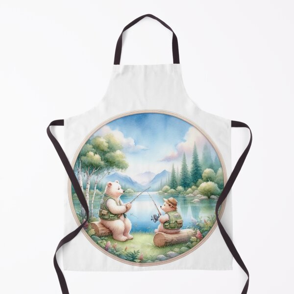Item preview, Bears Fishing | Cute Bears | Fishing Trip | Serene | Playful designed and sold by ShopCoolStop.