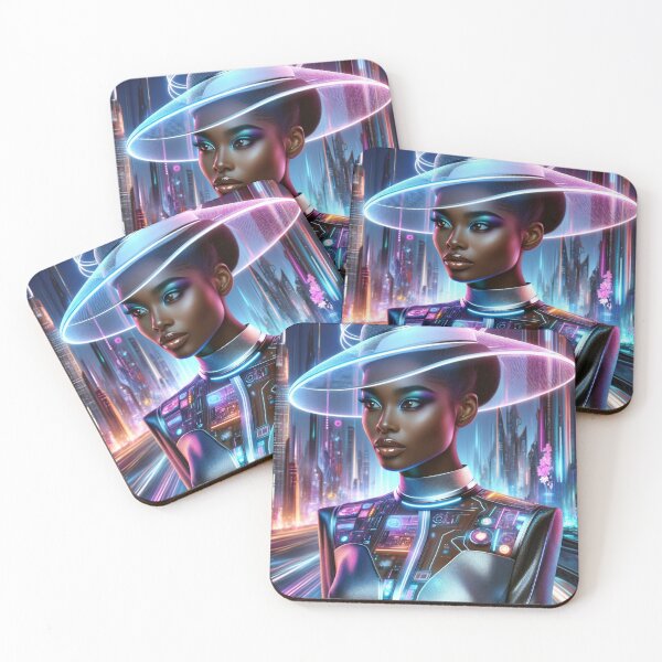 Item preview,  Timeless Elegance in Futuristic Exploration/ Lady In Church Hat designed and sold by mymagicstoreus.