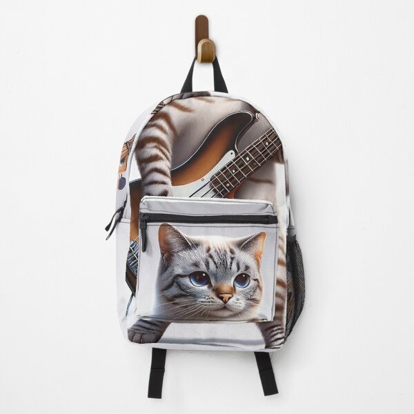 Item preview, the cats Simba playing the bass designed and sold by Simbarte.