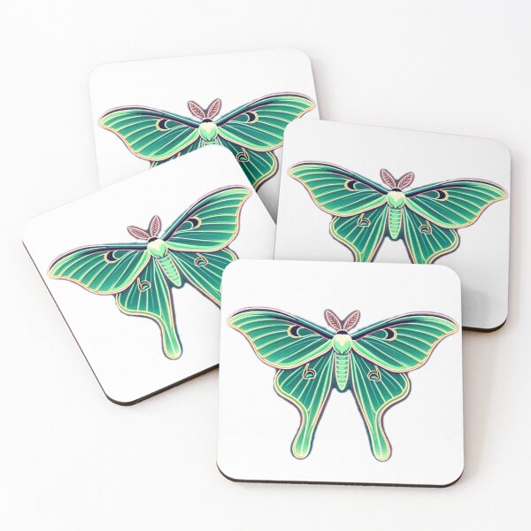 Item preview, Neon Luna Moth designed and sold by Redwolve.