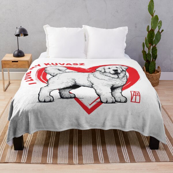 Item preview, I Love My Kuvasz - I Love my dog - Protective dog designed and sold by ArtProjectShop.