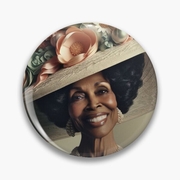 Item preview,  Timeless Elegance in Floral Hat Lady In Church Hat designed and sold by mymagicstoreus.