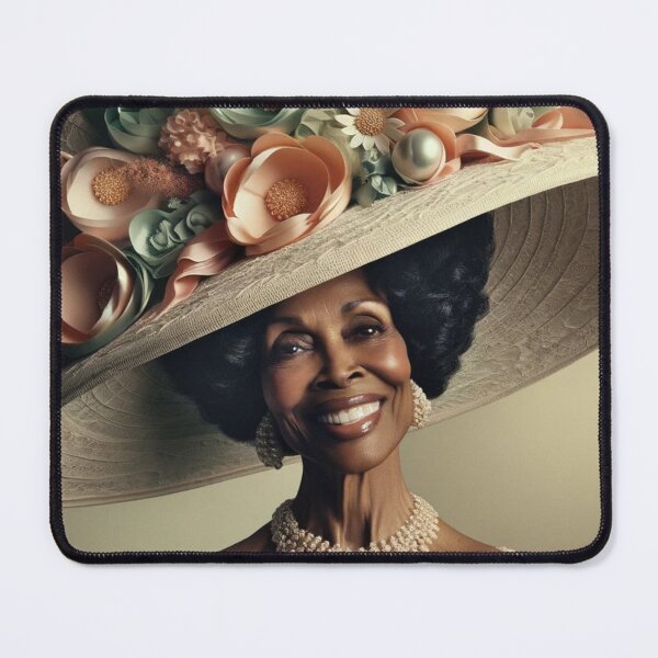 Item preview, Timeless Elegance in Floral Hat Lady In Church Hat designed and sold by mymagicstoreus.