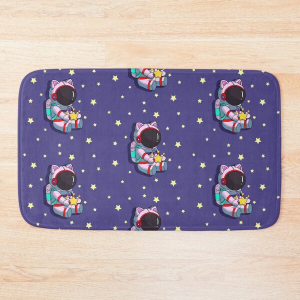 Item preview, Astronaut with cat ears and stars designed and sold by Shinymeww.