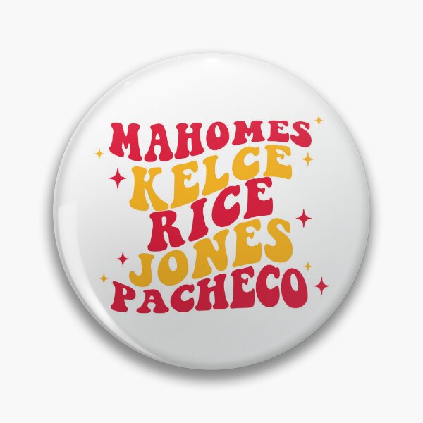 Item preview, Mahomes, Kelce, Rice, Jones, Pacheco designed and sold by billsmania.