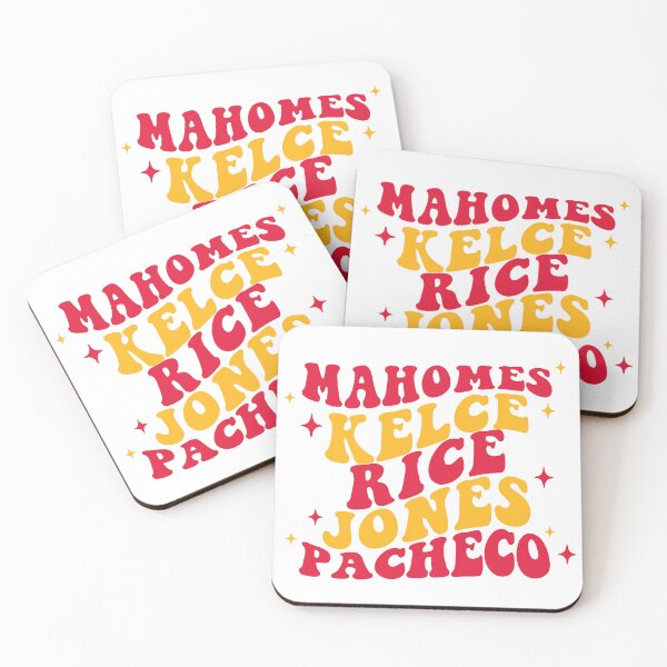 Item preview, Mahomes, Kelce, Rice, Jones, Pacheco designed and sold by billsmania.