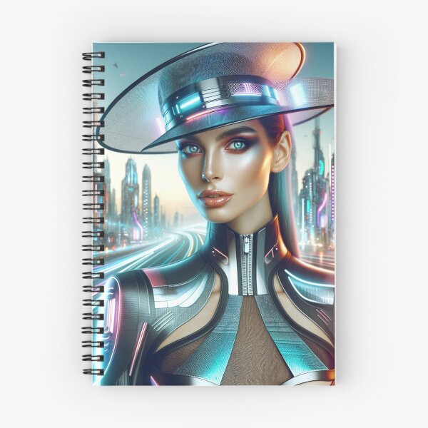 Item preview, Timeless Elegance in Futuristic Exploration/ Lady In Church Hat designed and sold by mymagicstoreus.