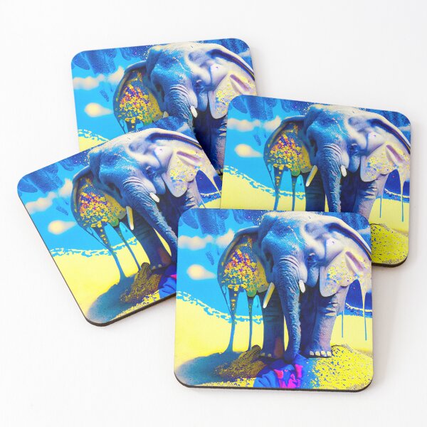 Item preview, Elephant Blue Sand designed and sold by TopRBArtist.