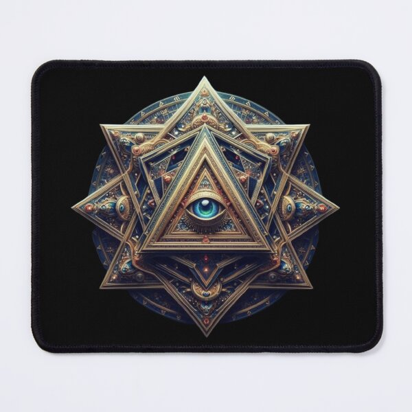 Item preview, Paintings from the Illuminati series - All-Seeing Eye, Star Pyramids, Ancient Scripture, Masons, Knowledge, Mystery. designed and sold by 2012DreamVision.