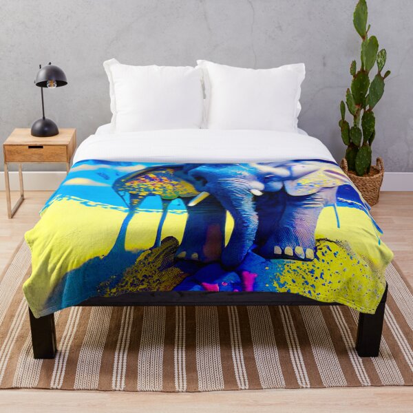 Item preview, Elephant Blue Sand designed and sold by TopRBArtist.