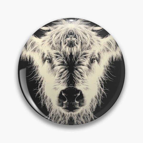 Item preview, Hairy cow face designed and sold by Brendon987.
