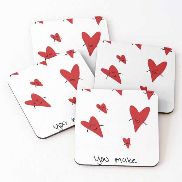 Item preview, you make my heart happy handwritten valentine designed and sold by astroavaa.