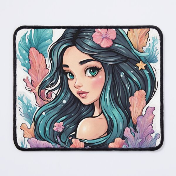 Item preview, Turqoise Mermaid designed and sold by AllThingsOcean.
