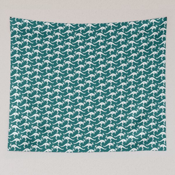 Item preview, Kangaroo abstract pattern designed and sold by Aeterna Prints.