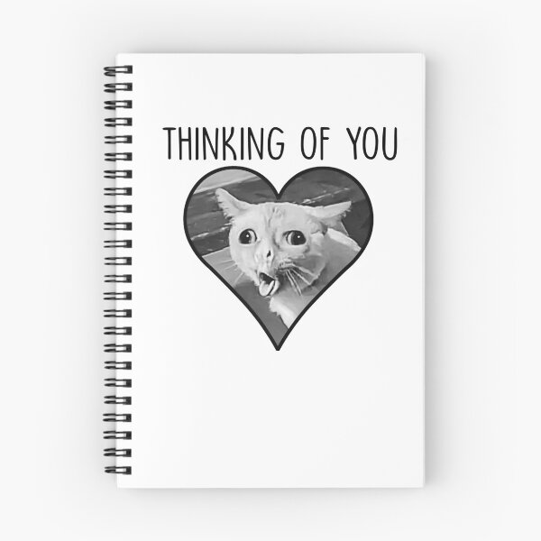 Item preview, valentines day gift thinking of you cat puke meme designed and sold by resindrop.