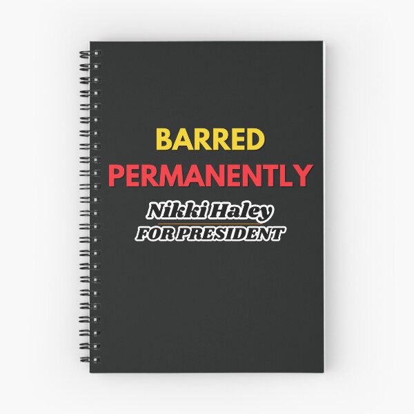 Item preview, Barred Permanently T-Shirt and Sticker designed and sold by DiverseDazzle.