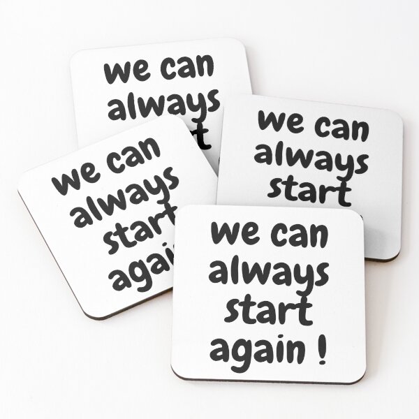 Item preview, We can always start again ! designed and sold by Aqeel Othman.