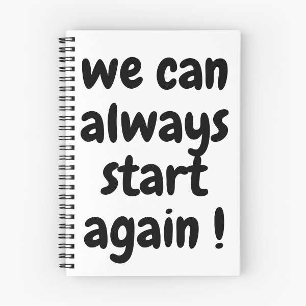 Item preview, We can always start again ! designed and sold by Aqeel Othman.