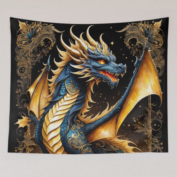 Item preview, Golden Dragon Summons designed and sold by cyberartstudiox.