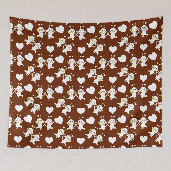Item preview, Together we can - a sweet, sweet couple in love (chocolate brown) designed and sold by kikidu21.