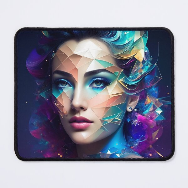 Item preview, Colorful Woman - Colorful Female Portrait designed and sold by Manos Ch.