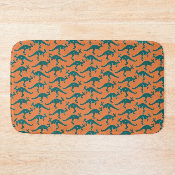 Item preview, Kangaroo abstract pattern designed and sold by Aeterna Prints.
