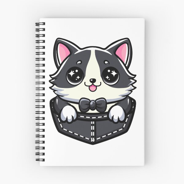 Item preview, cute cartoon Fat Cat in Pocket, obese cat Hiding in Your Pocket designed and sold by Design_for_merch.