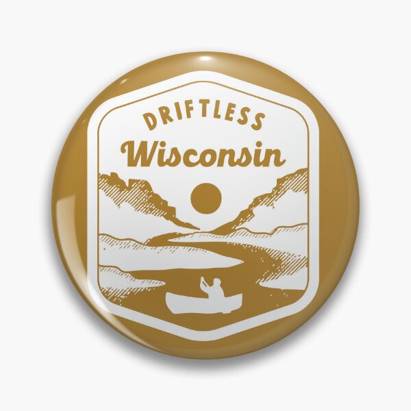 Item preview, Driftless Wisconsin Logo — White designed and sold by DriftlessWI.