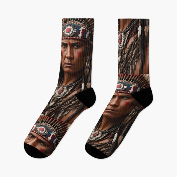 Item preview, Cherokee Indian Chief Warrior designed and sold by SoccaTamam.