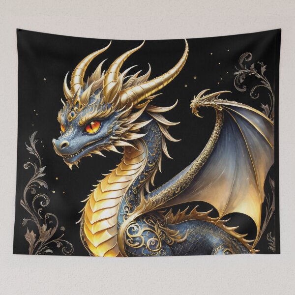 Item preview, Awakening of the Golden Dragon designed and sold by cyberartstudiox.