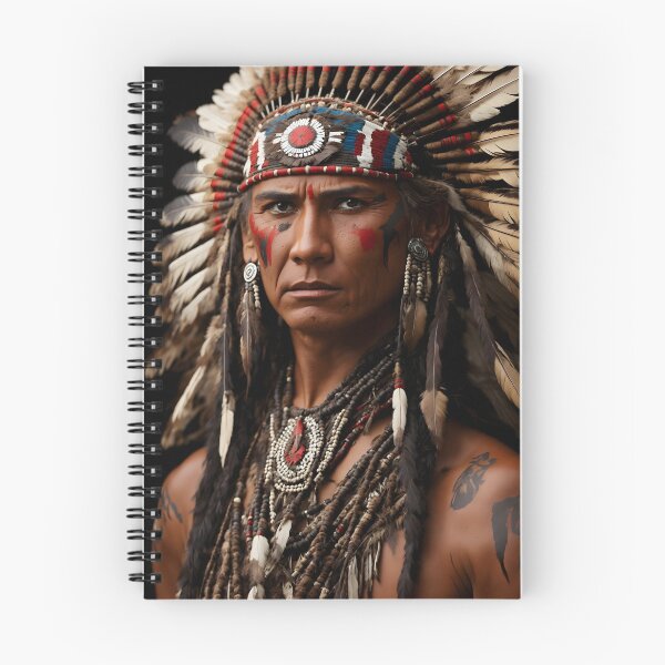 Item preview, Cherokee Indian Chief Warrior designed and sold by SoccaTamam.