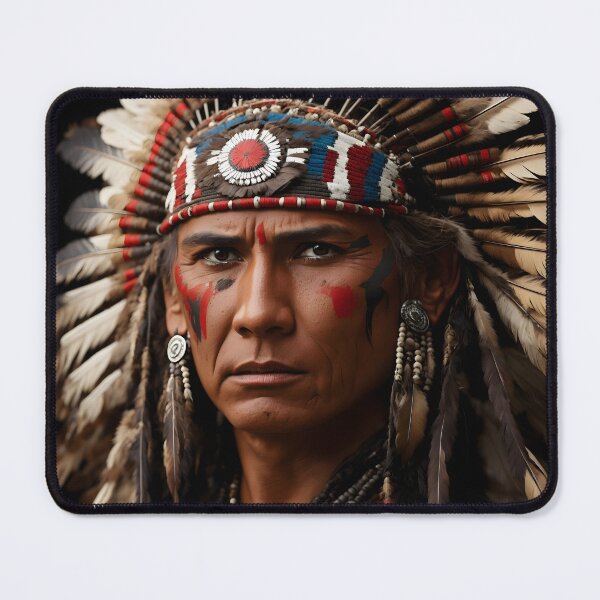 Item preview, Cherokee Indian Chief Warrior designed and sold by SoccaTamam.
