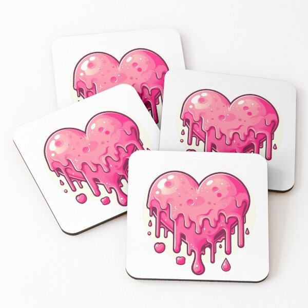 Item preview, melted heart designed and sold by Greydate.