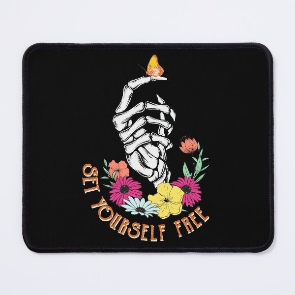 Item preview, Skeleton Hand Holding Butterfly and Flowers designed and sold by SYMEshop.