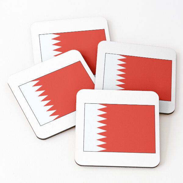 Item preview, Minimalist Bahrain Flag designed and sold by Allaboutasia.