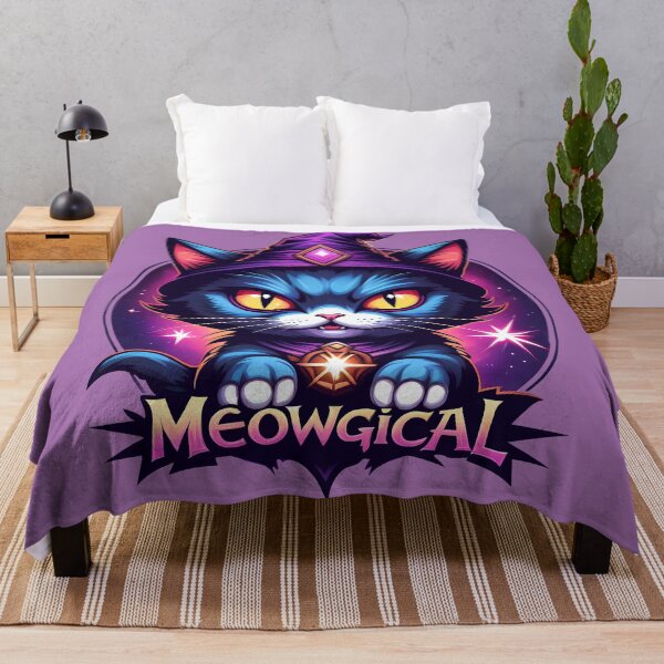 Item preview, meowgical wizard cat designed and sold by lumbarjack.