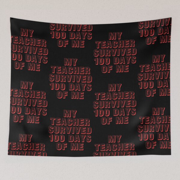 Item preview, My Teacher Survived 100 Days Of Me Student Teacher Essential T-Shirt designed and sold by SurtimAlex.