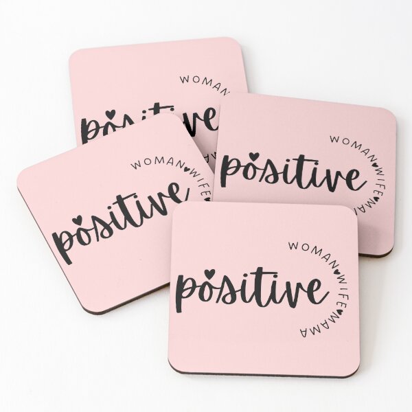 Item preview, POSITIVE WOMAN WIFE MAMA designed and sold by BYNANA80.