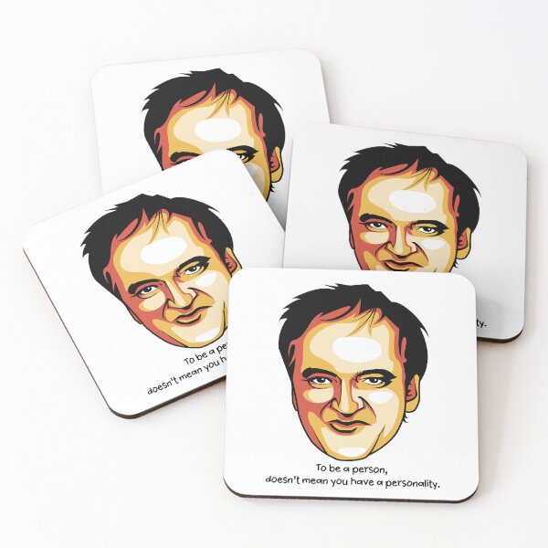 Item preview, Quentin Tarantino Portrait - To Be a Person Doesn't Mean You Have a Personality designed and sold by OpsDesing.