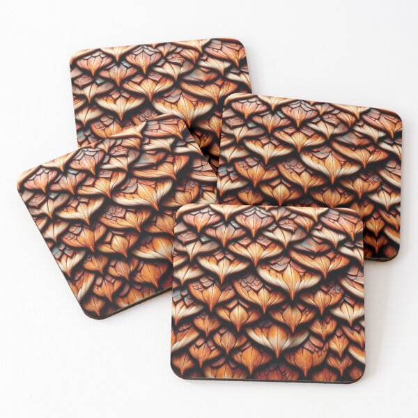 Item preview, Rust-colored Dragon Scales designed and sold by digital-savant.