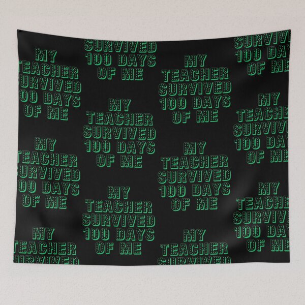 Item preview, My Teacher Survived 100 Days Of Me Student Teacher Essential T-Shirt designed and sold by SurtimAlex.