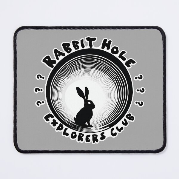 Item preview, rabbit hole explorers club designed and sold by lumbarjack.