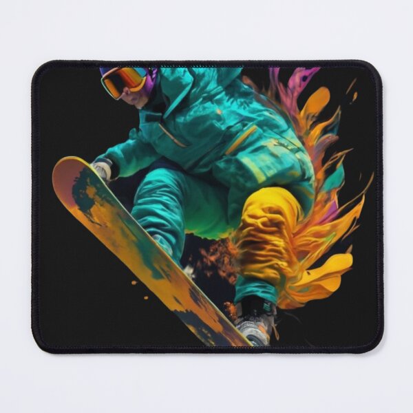 Item preview, snowboarder in the air designed and sold by DobryPlan.