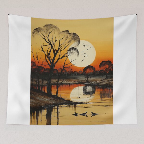 Item preview, India river travel vintage colorful anime graphics designed and sold by wonderfulpark.